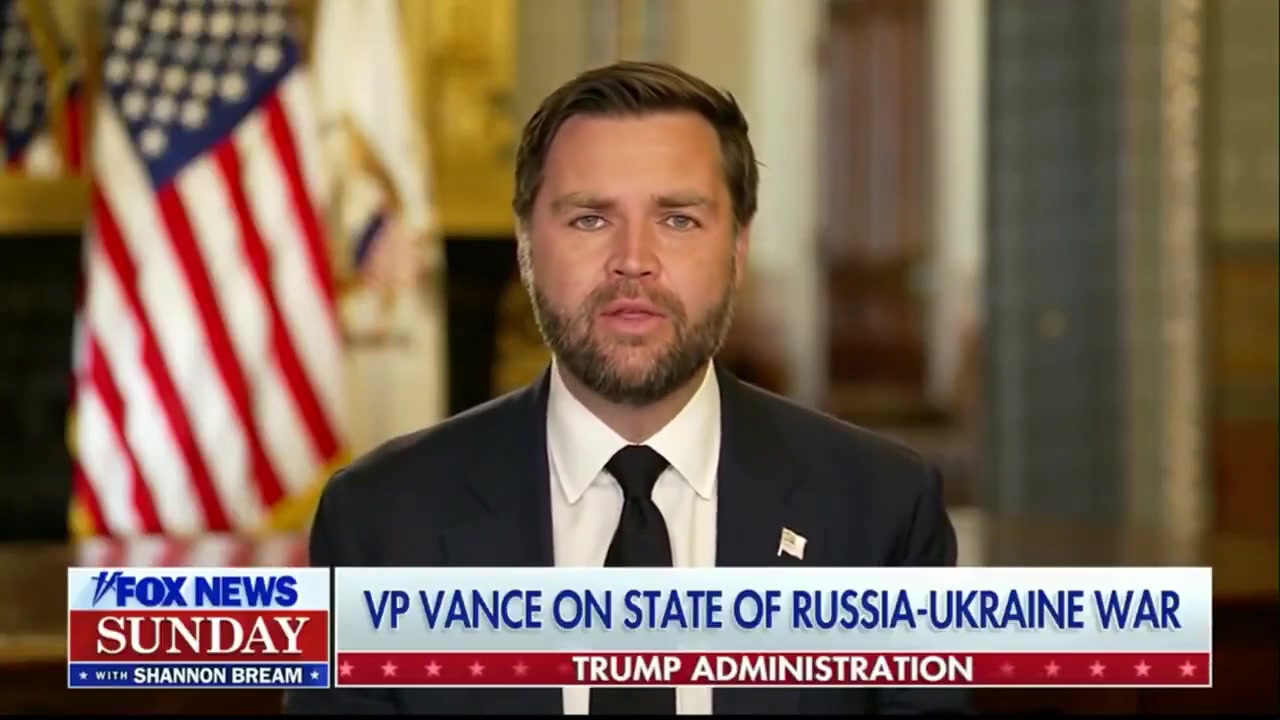 [Video] US Vice President JD Vance comments on Russian military losses and refusal of meetings