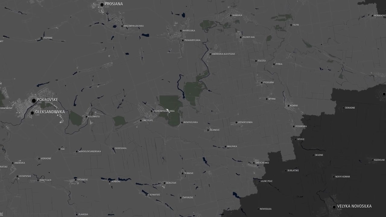 [Video] Komar-Pokrovskoye-Novopavlovka front mapped from June 1 to September 25, 2025
