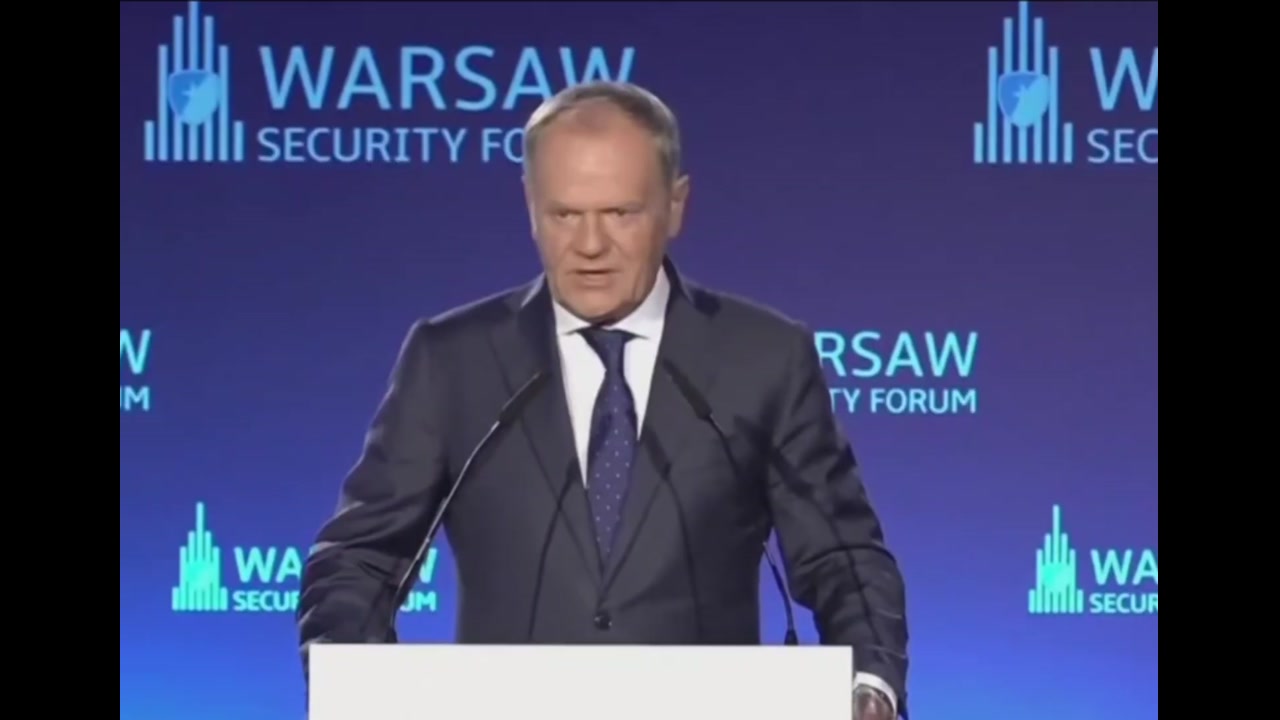 [Video] Polish Prime Minister Donald Tusk declares 'there is a war' at Warsaw Security Forum