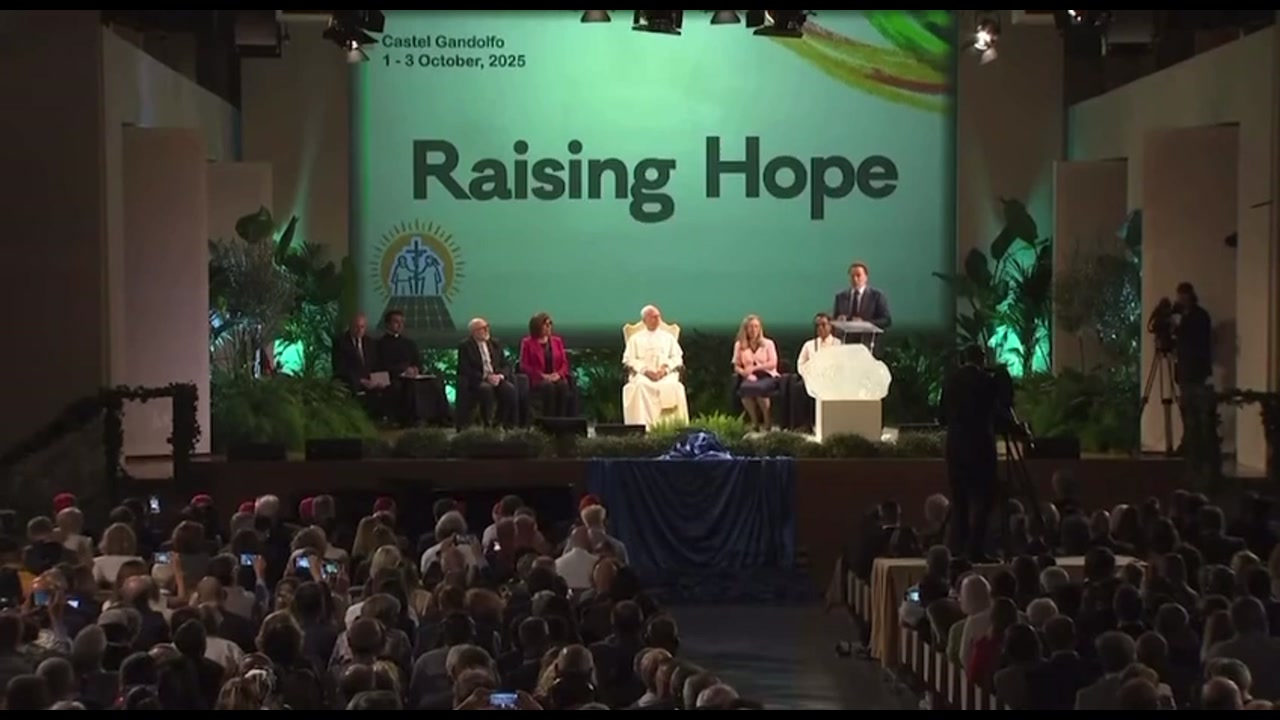 [Video] Arnold Schwarzenegger discusses climate change at conference with Pope Leo XIV