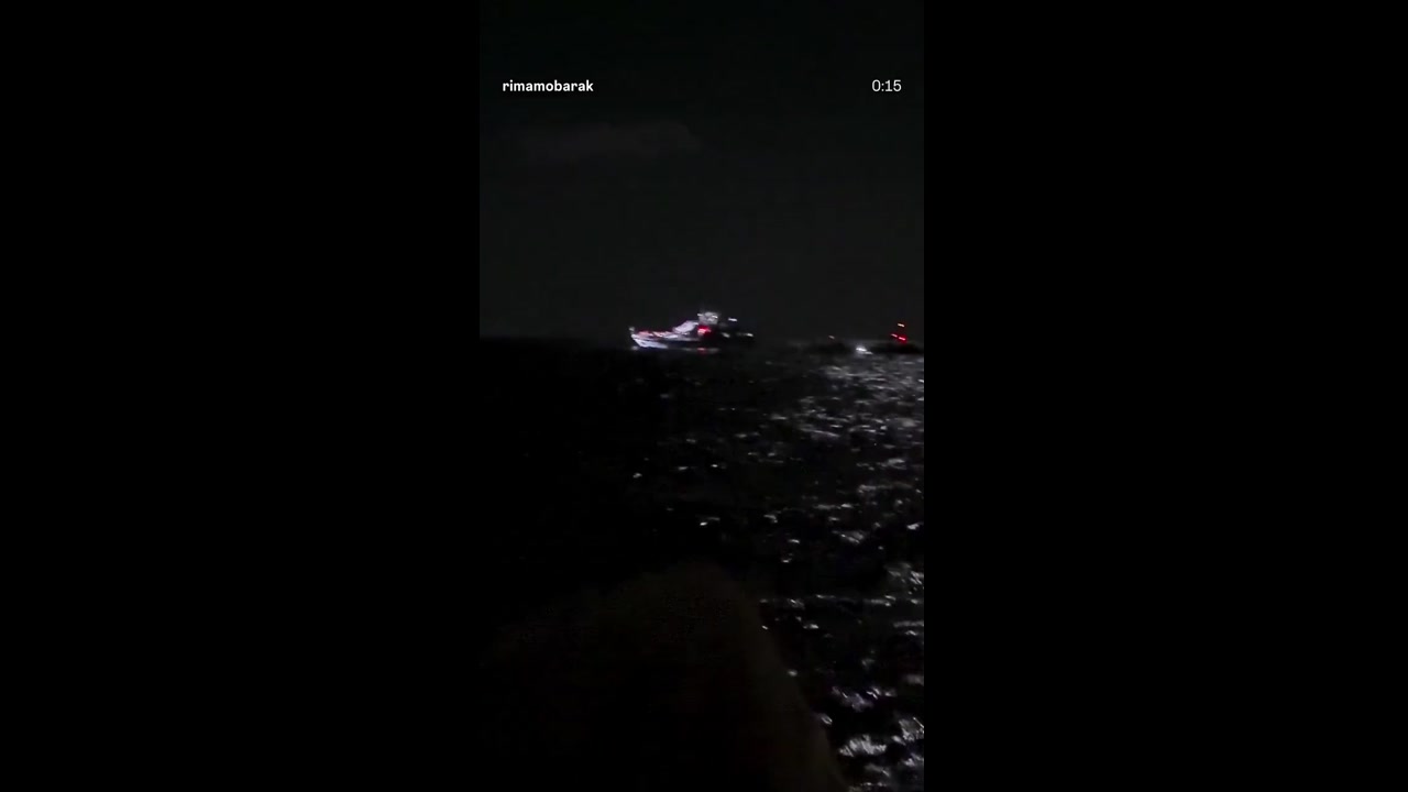 [Video] Israeli forces board Global Sumud Flotilla boats Alma and Sirius