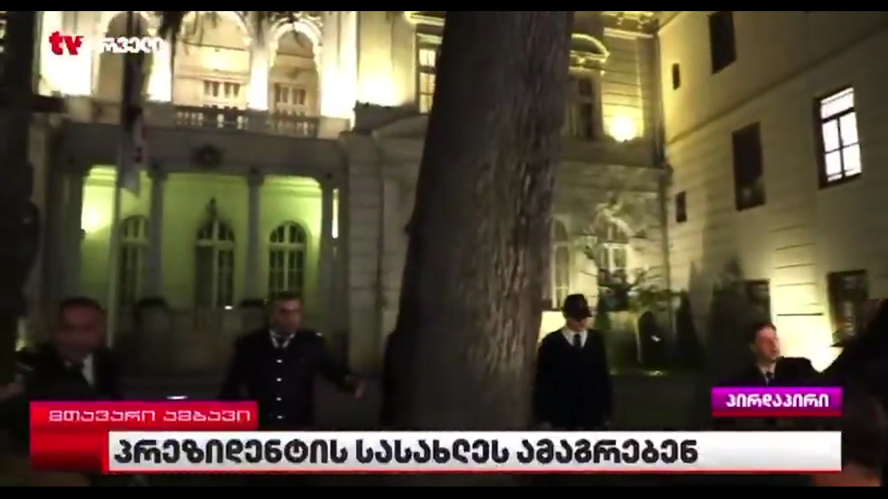 [Video] Pro-EU protesters attempt to storm presidential palace in Tbilisi