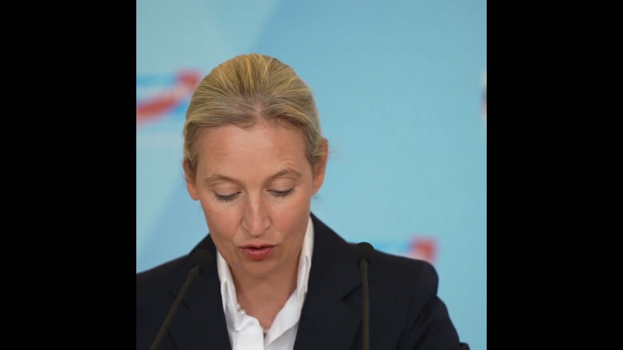 [Video] Germany's AfD chief Alice Weidel calls EU-wide 'chat control' totalitarian