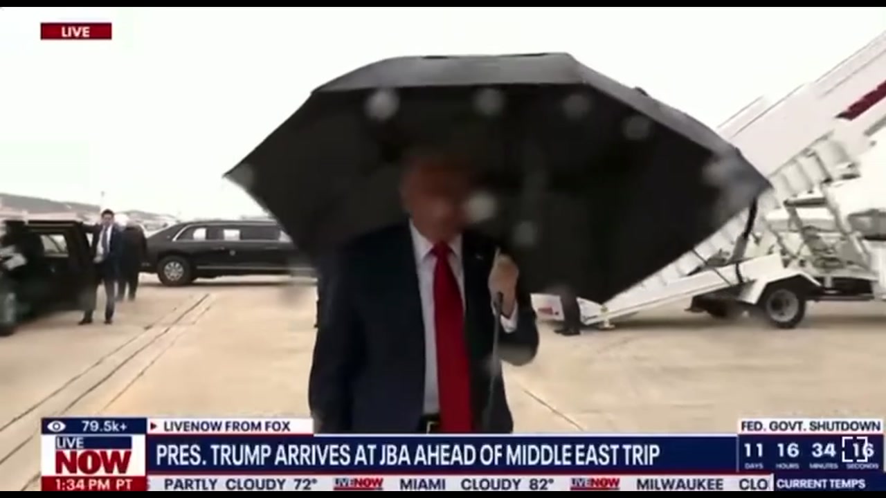 [Video] Trump departs Washington D.C. for Middle East visit