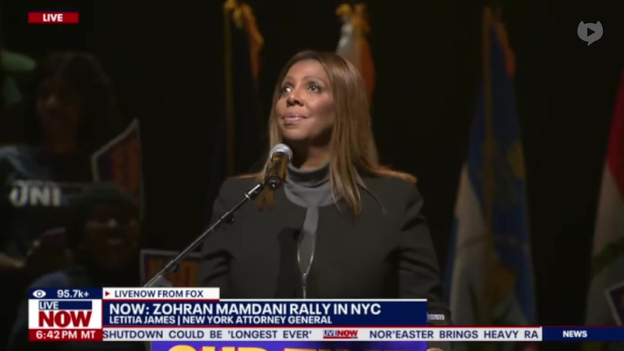 [Video] Letitia James makes first public appearance since fraud indictment