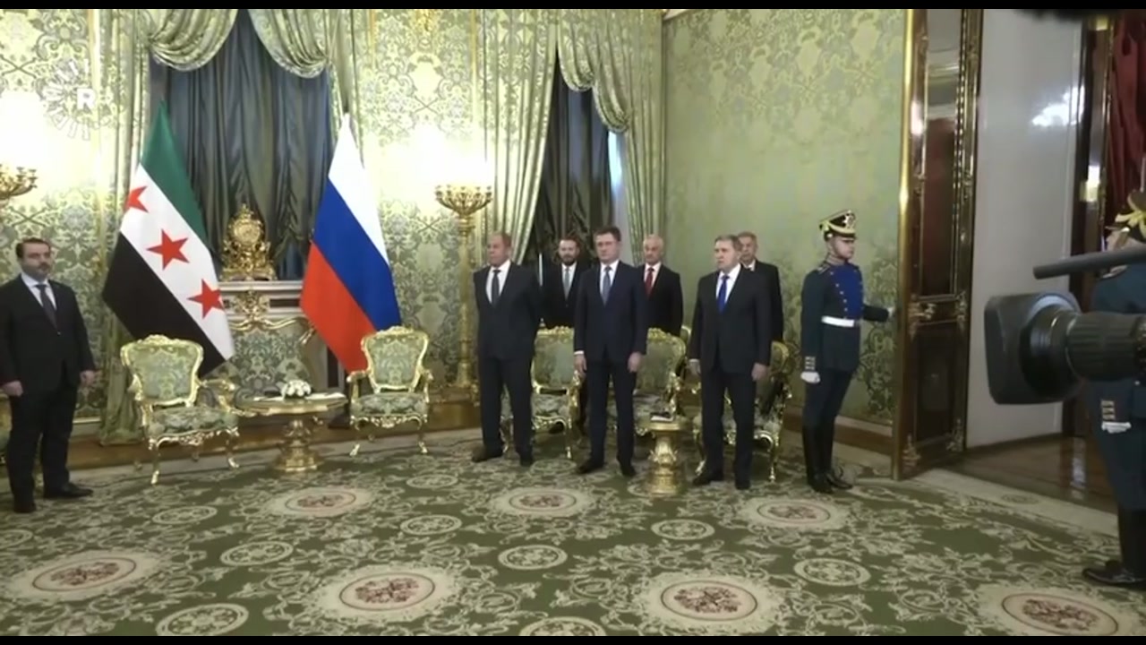 [Video] Putin hosts Syrian President Ahmed al-Sharaa at Kremlin visit