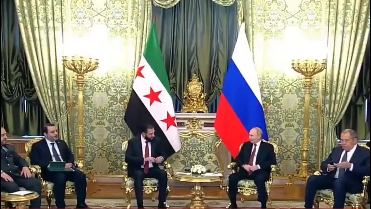 [Video] Syrian Interim President al-Sharaa meets with Putin to strengthen ties