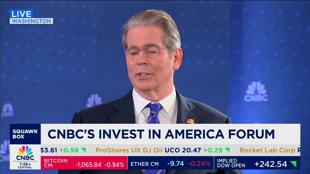 [Video] Tsy Sec. Bessent announces talks with European allies and Asian democracies