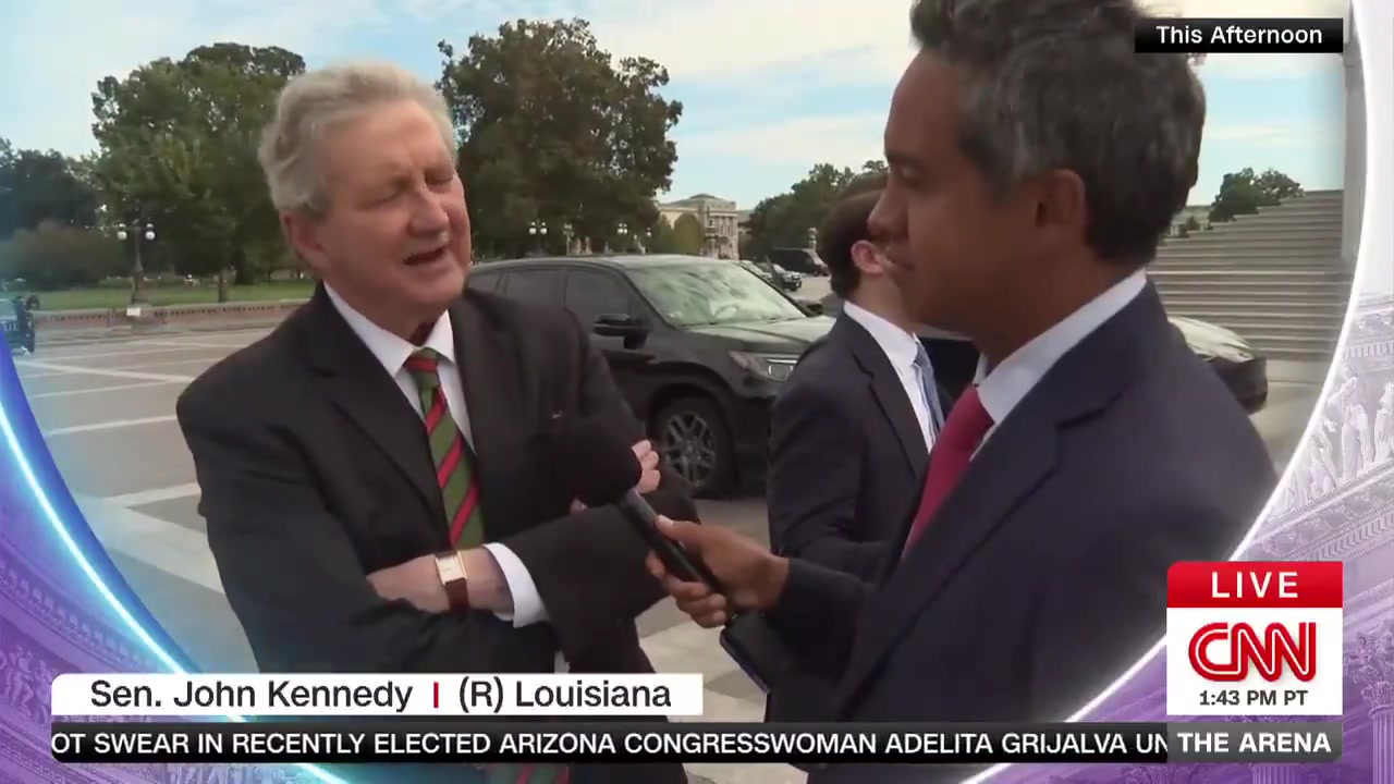 [Video] Sen. Kennedy predicts government shutdown will last past Thanksgiving