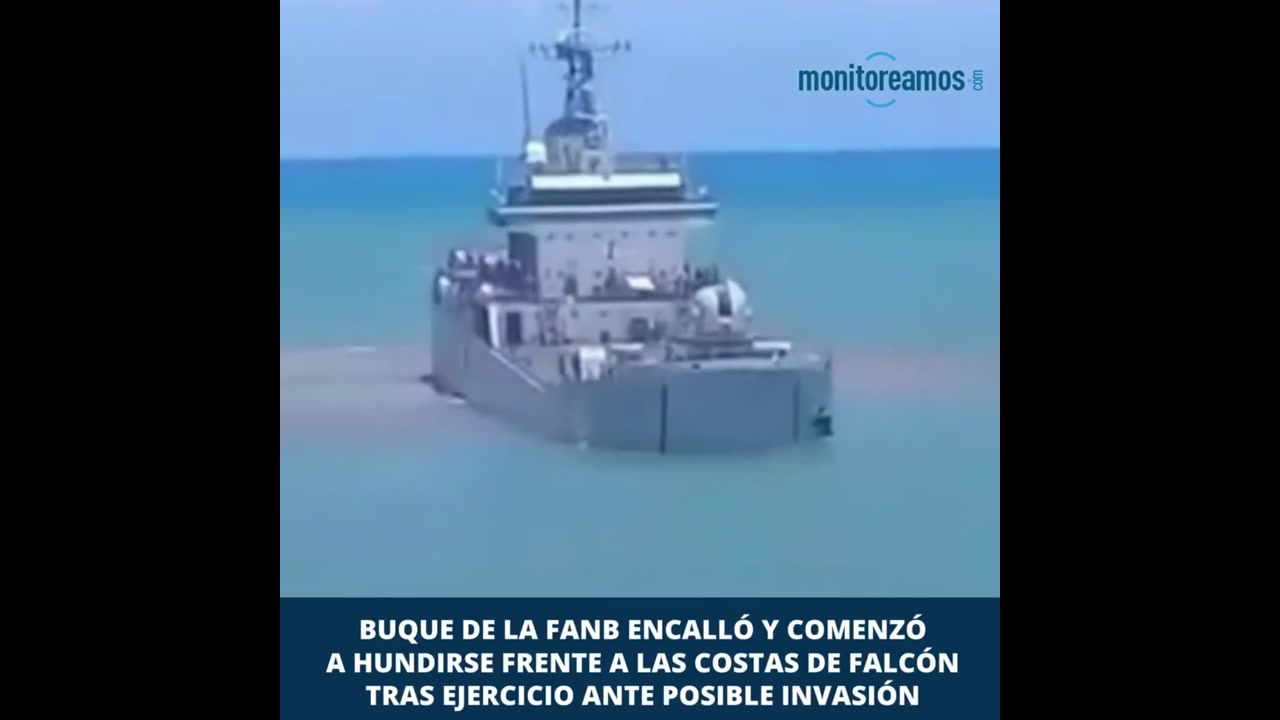 [Video] Venezuelan Navy's T-61 Capana sinks off Cumarebo during drill