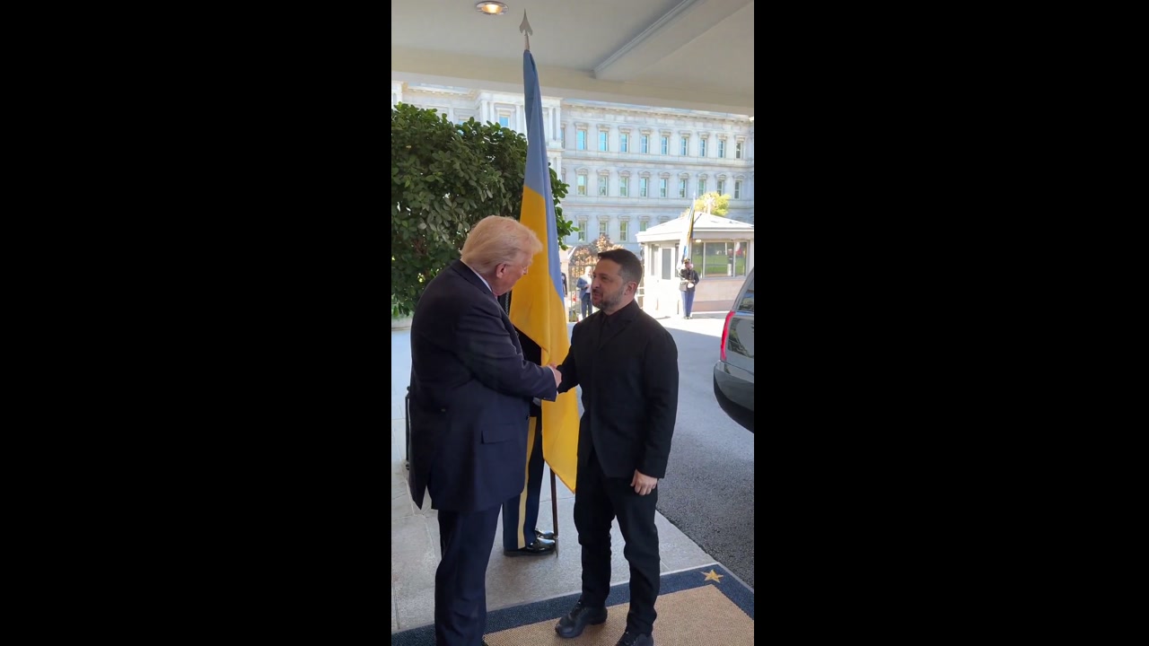 [Video] Ukrainian President Volodymyr Zelensky meets with US President Donald Trump