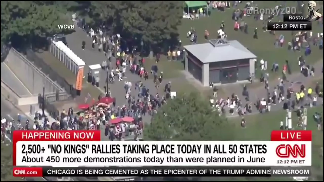 [Video] Thousands of protesters gather for No Kings rally in Boston