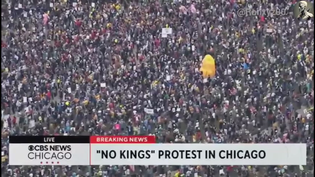 [Video] Mayor Brandon Johnson rallies crowd in Grant Park against fascism