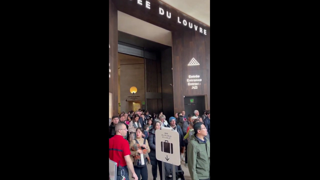 [Video] Louvre Museum closes after armed robbery steals priceless jewelry