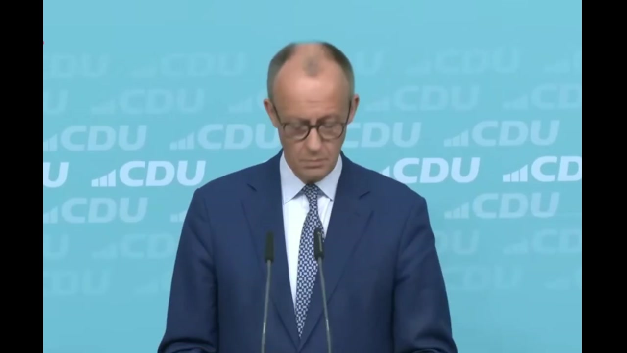 [Video] German Chancellor Merz announces Federal Police drone defense unit
