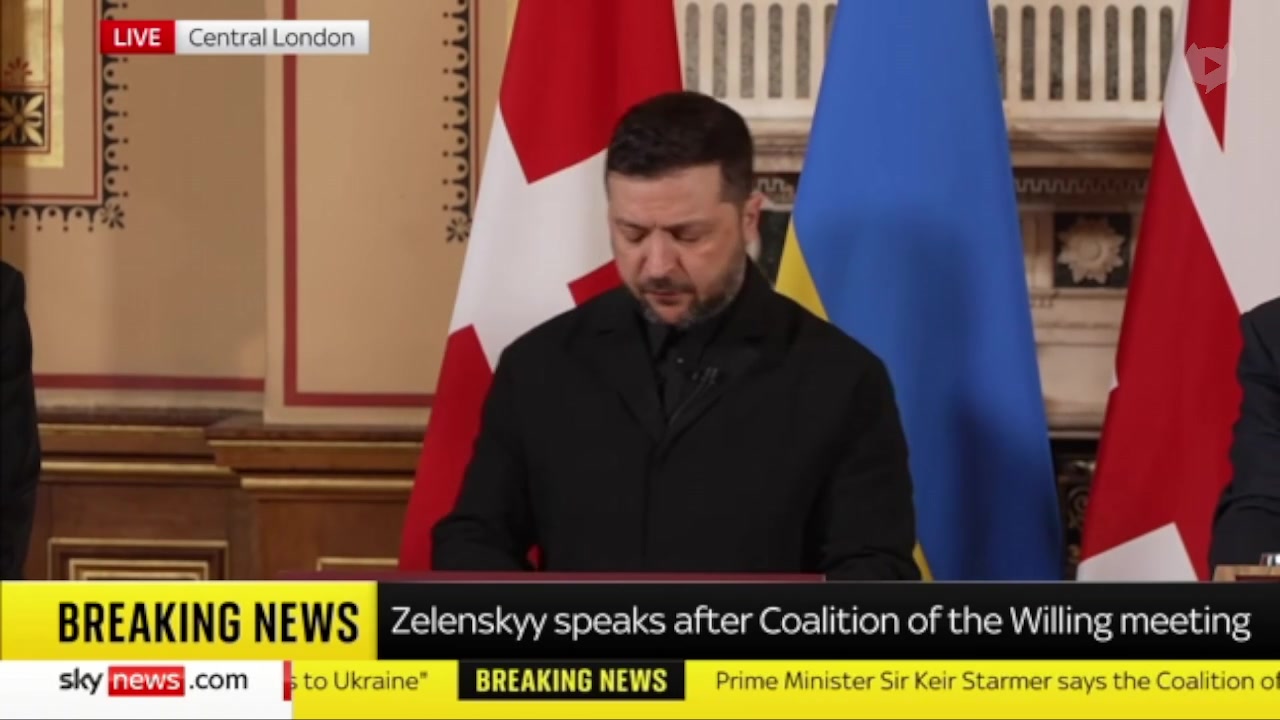 [Video] Zelensky: We agreed to increase pressure on the aggressor for peace