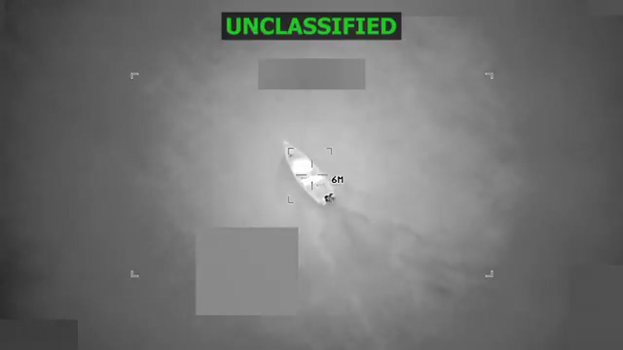 [Video] U.S. conducts lethal strike on Tren de Aragua vessel, killing six terrorists