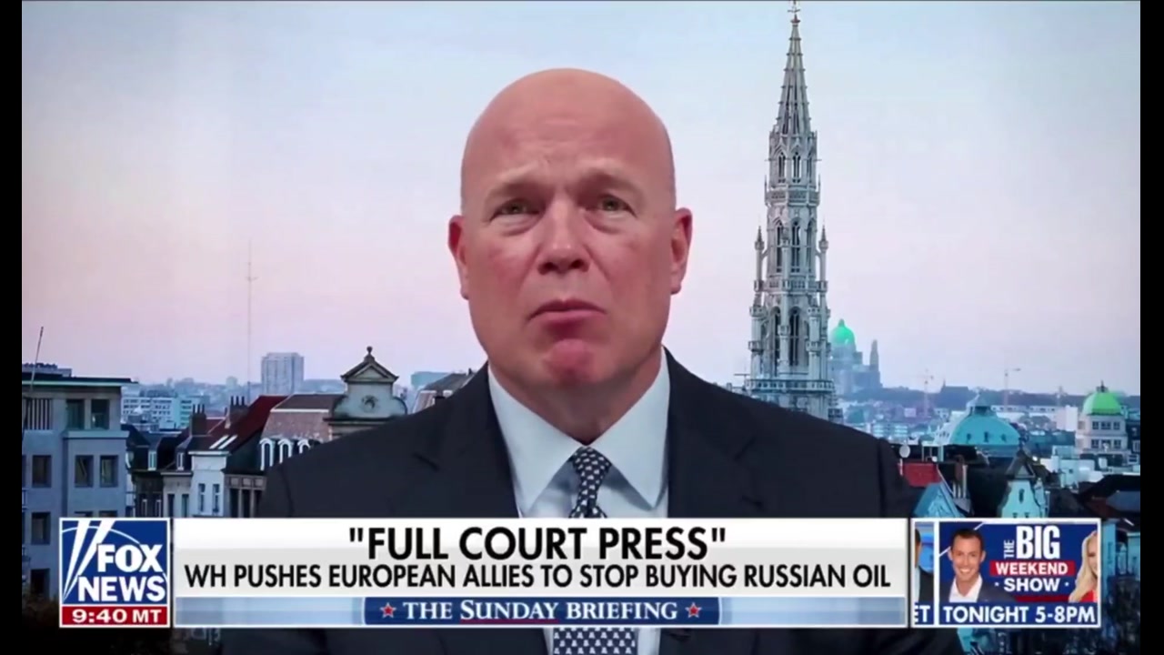 [Video] US Ambassador to NATO expects Hungary, Türkiye, Slovakia to exit Russian oil and gas