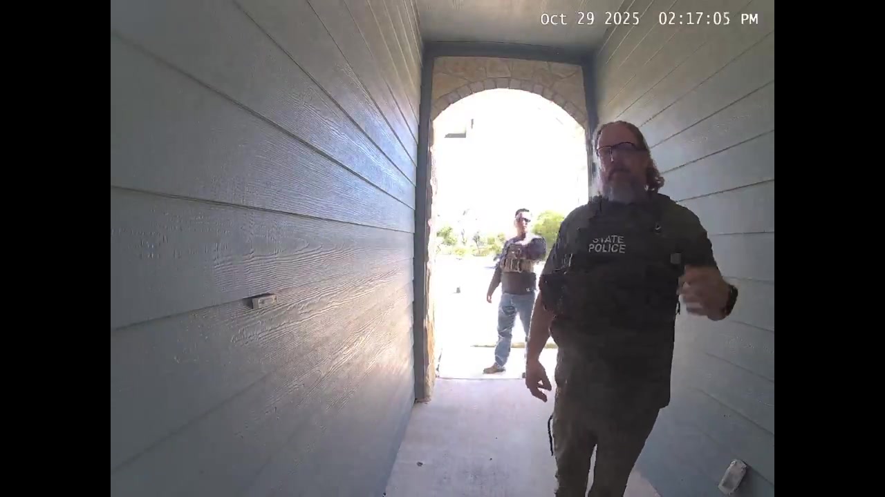 [Video] Texas DPS and Bell County Sheriff's Office visit man over anti-Israel posts