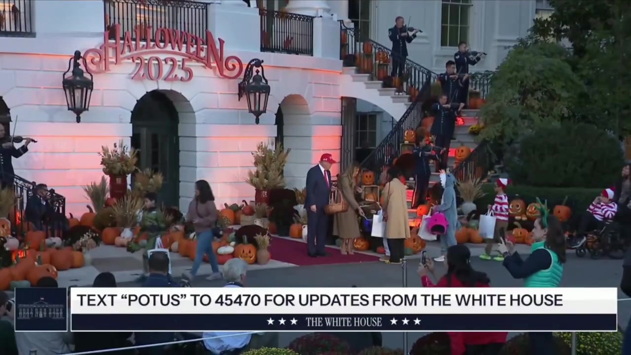[Video] Trump and Melania attend Halloween event at the White House