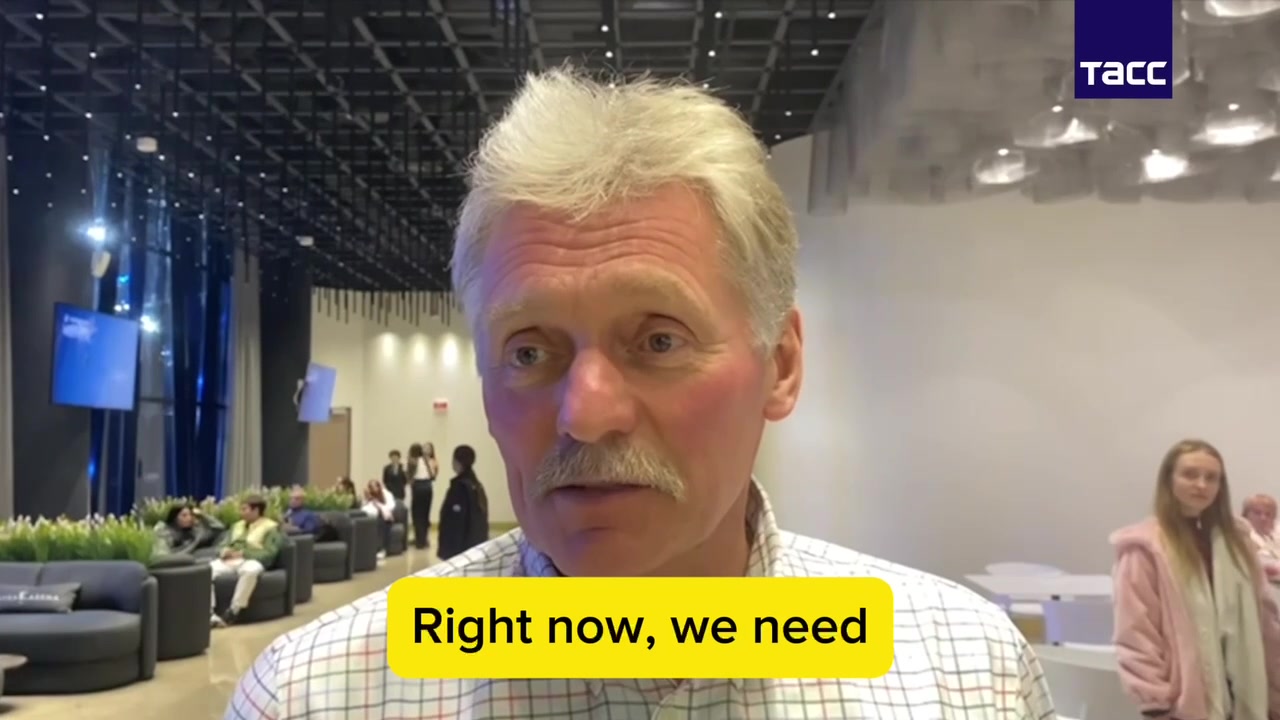 [Video] Kremlin Spokesman Peskov says Trump-Putin meeting currently unnecessary