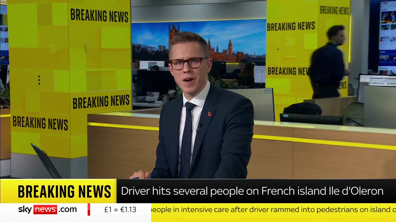 [Video] Driver injures at least ten people on Ile d'Oleron, suspect detained