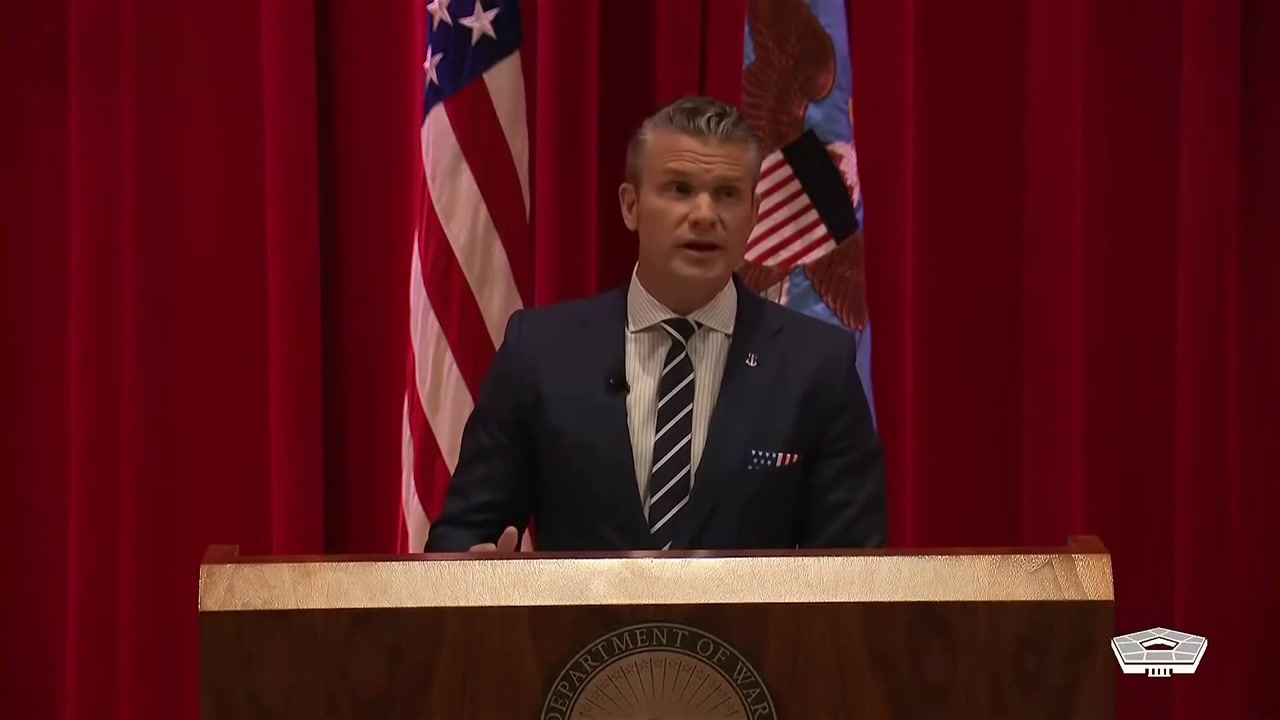 [Video] US War Secretary Pete Hegseth warns of growing threats and urgency
