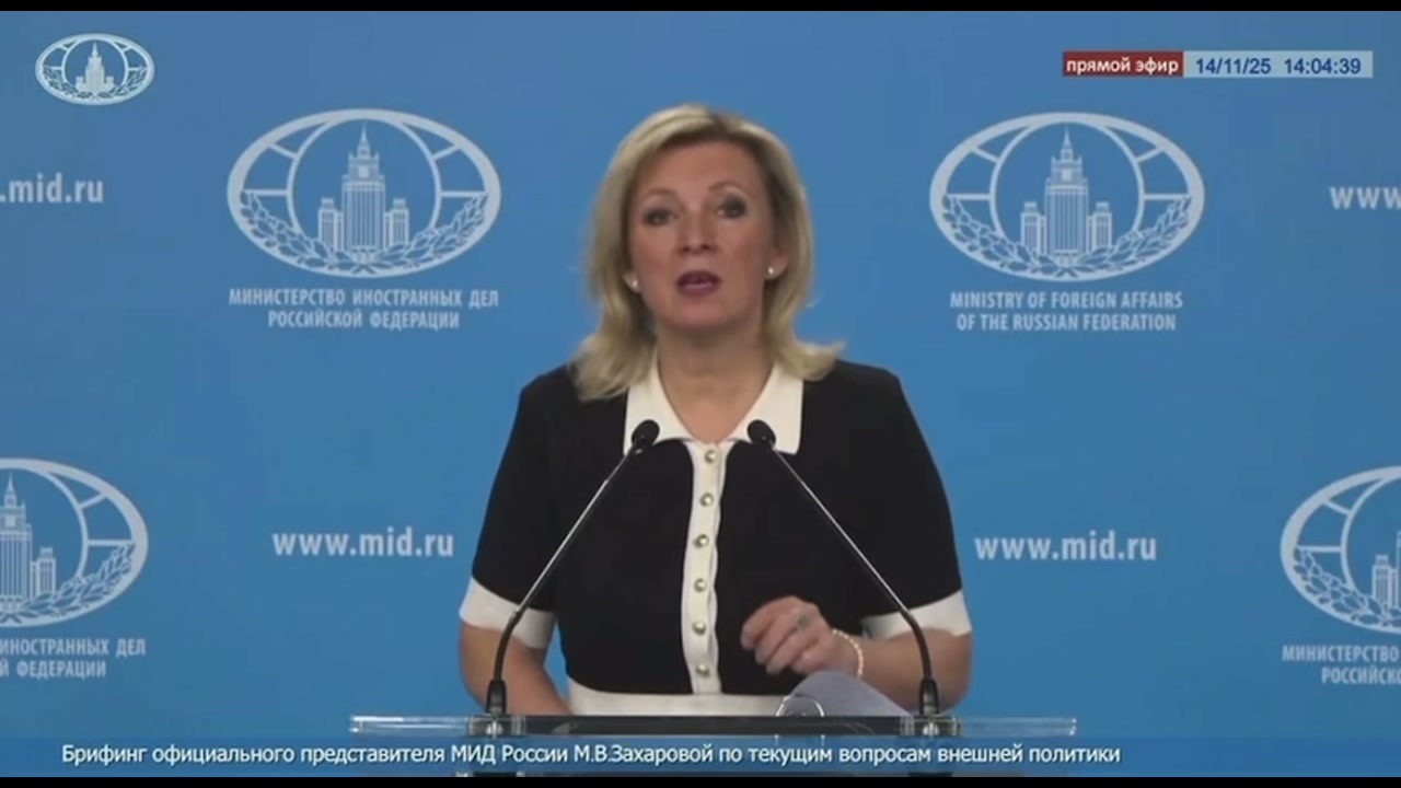 [Video] Russian MFA spokesperson Zakharova criticizes Ukraine for removing statues