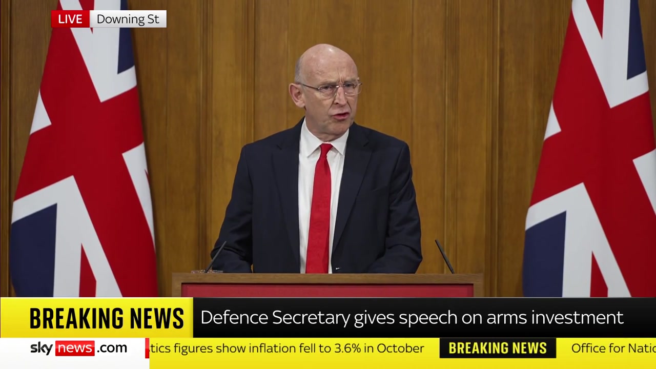 [Video] UK Defence Secretary John Healey: British forces targeted with lasers by Russian spy ship