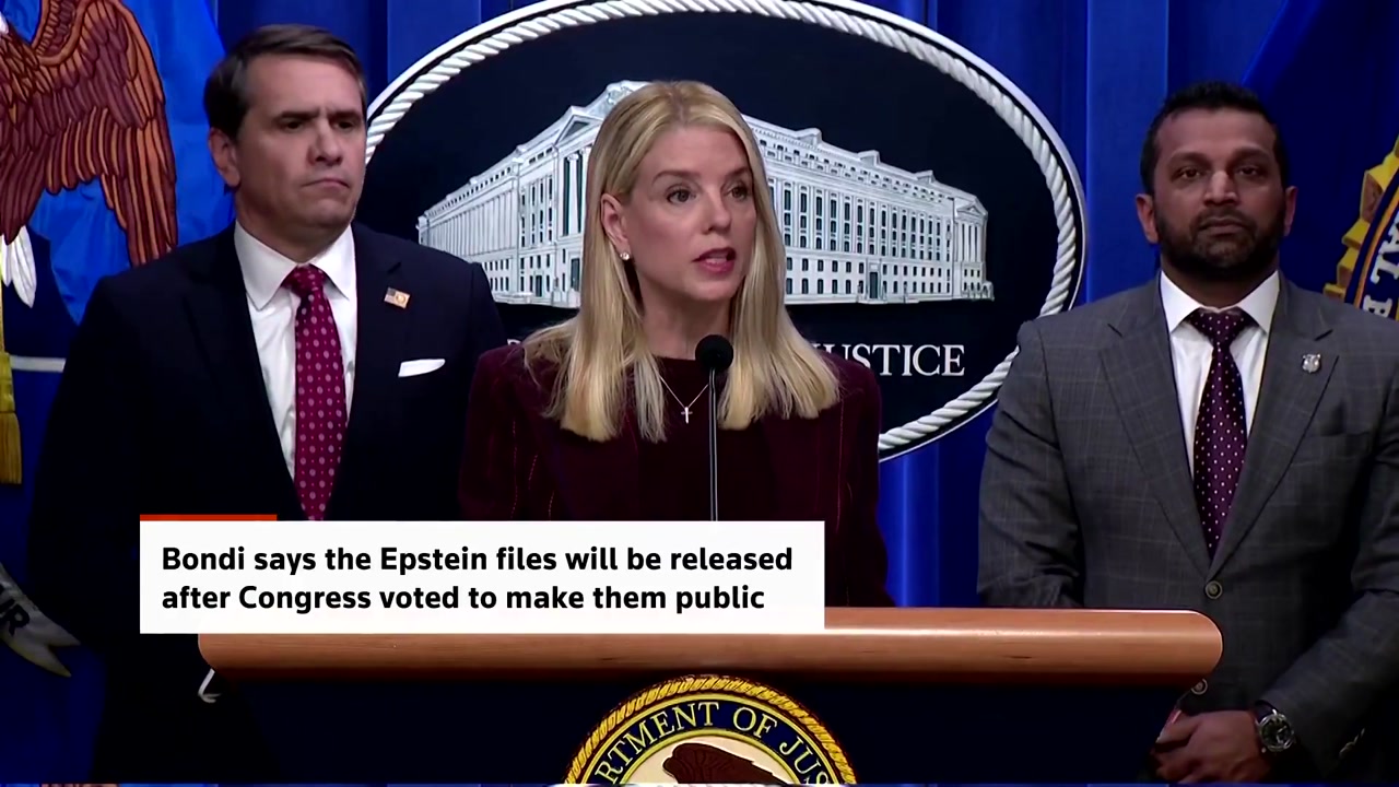 [Video] U.S. Justice Department to release Jeffrey Epstein investigation files in 30 days