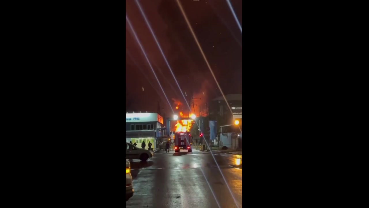 [Video] Drone strike targets Shaturskaya CHPP in Moscow region