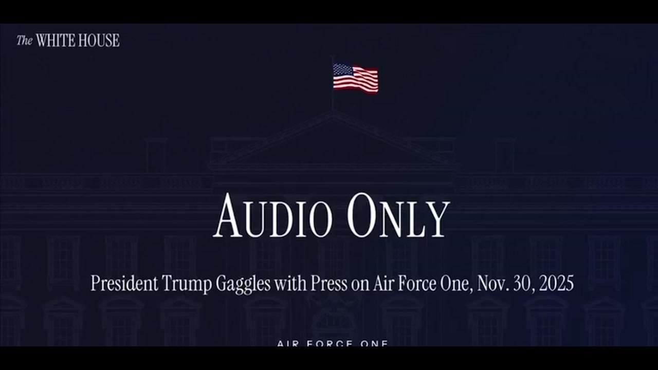 [Video] Trump clarifies warning on Venezuelan airspace, denies imminent airstrike