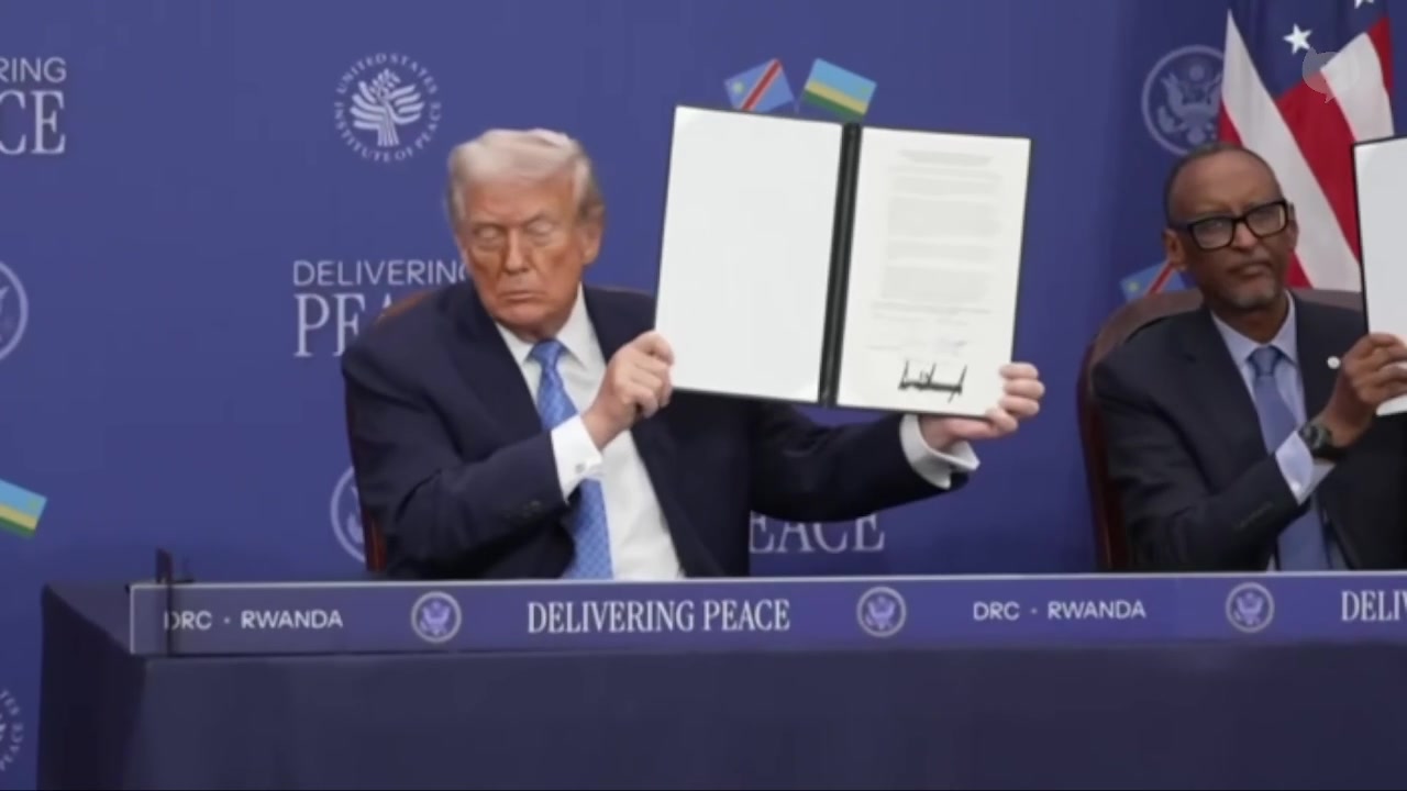 [Video] Trump signs agreements with Rwanda and the Democratic Republic of the Congo