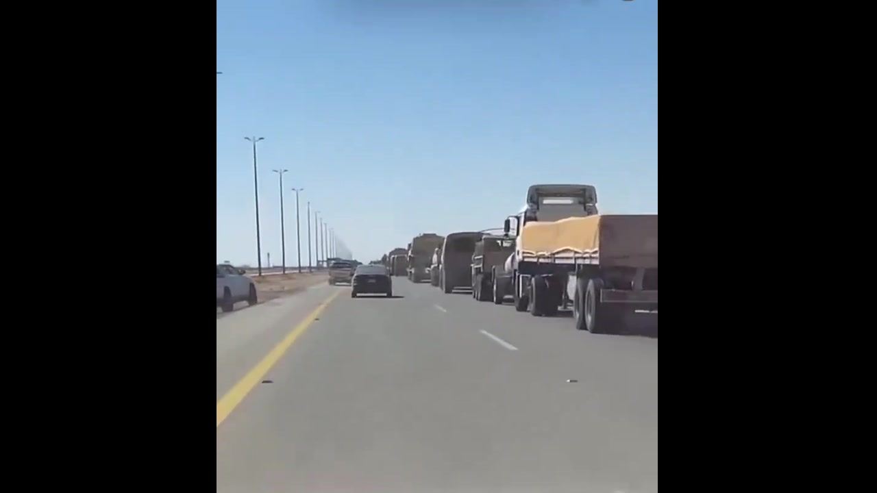 [Video] Saudi Arabia's armored vehicles head to Yemen's Hadramaut as UAE-backed forces advance