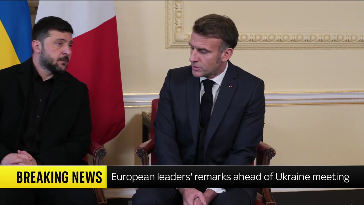 [Video] Merz, Starmer, Zelensky, and Macron meet in London to discuss US peace plan