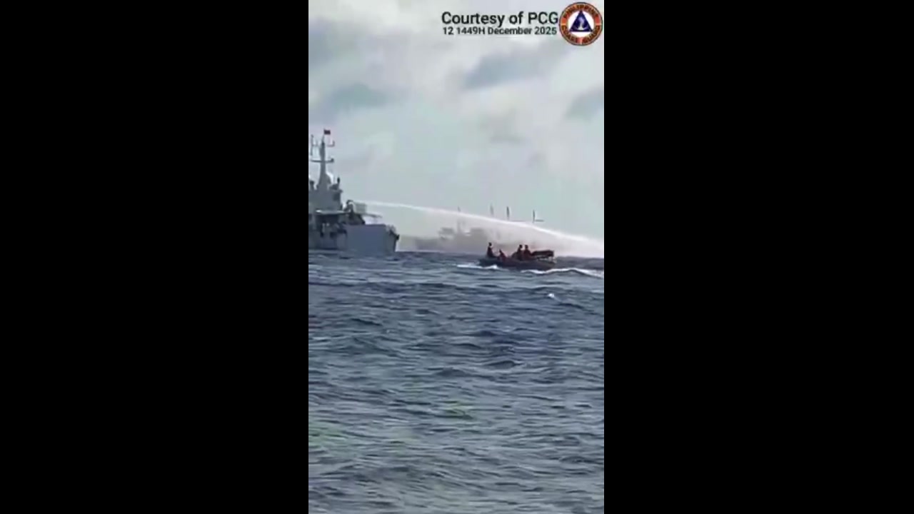 [Video] Three fishermen injured by Chinese vessel's water cannons in South China Sea
