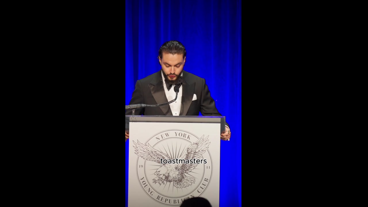 [Video] Joost Strydom represents community at New York Young Republicans gala