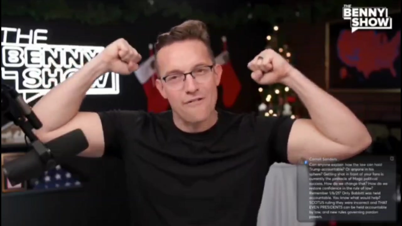 [Video] Benny Johnson celebrates 2025 as a successful year, includes assassination of Charlie Kirk