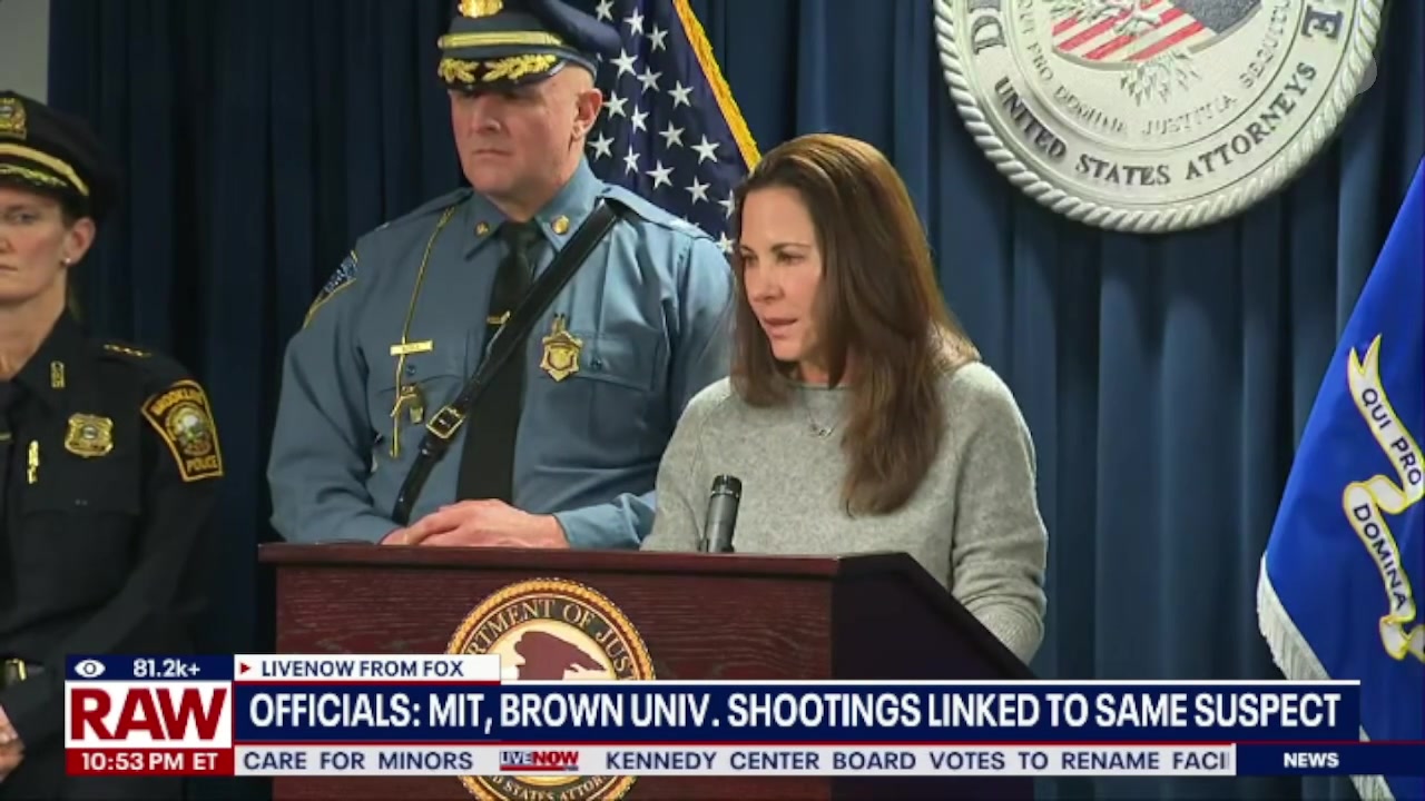 [Video] Massachusetts authorities say Brown University shooter killed MIT scientist
