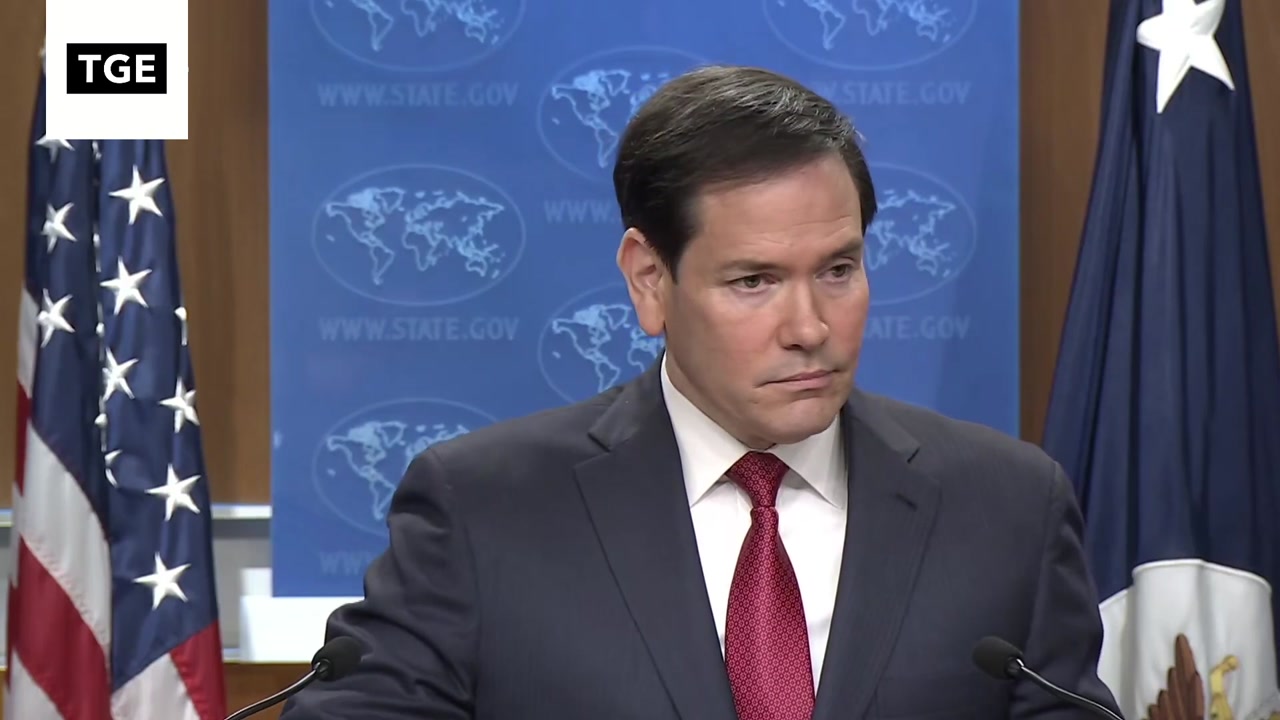 [Video] US State Secretary Marco Rubio downplays escalation concerns with Russia over Venezuela