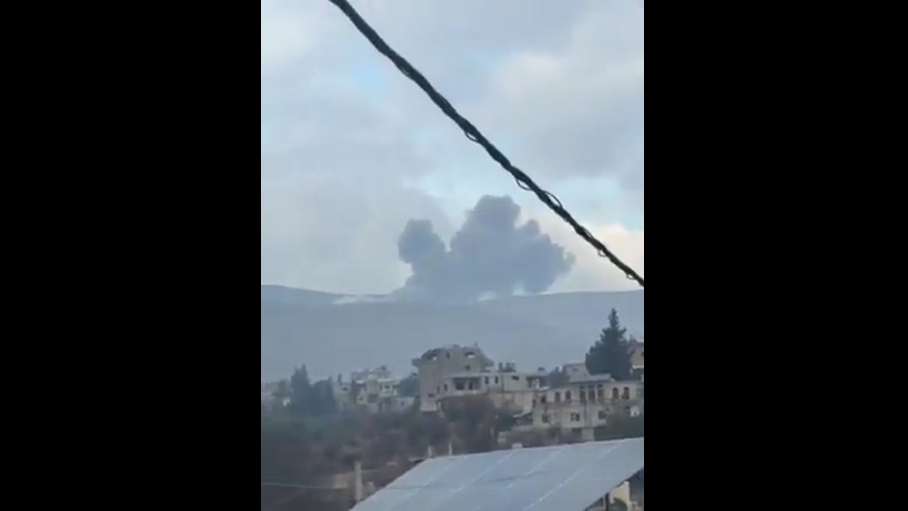 [Video] Israeli airstrikes target Hezbollah positions in eastern Lebanon