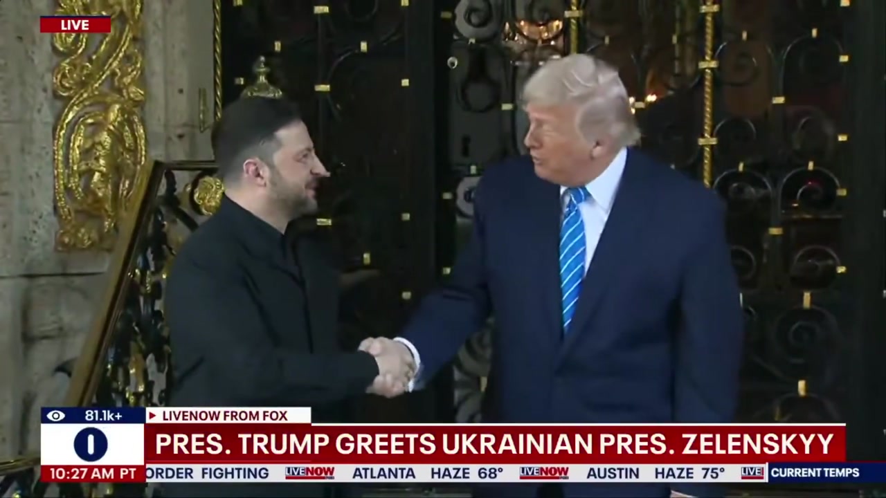 [Video] Ukrainian President Volodymyr Zelensky meets US President Donald Trump