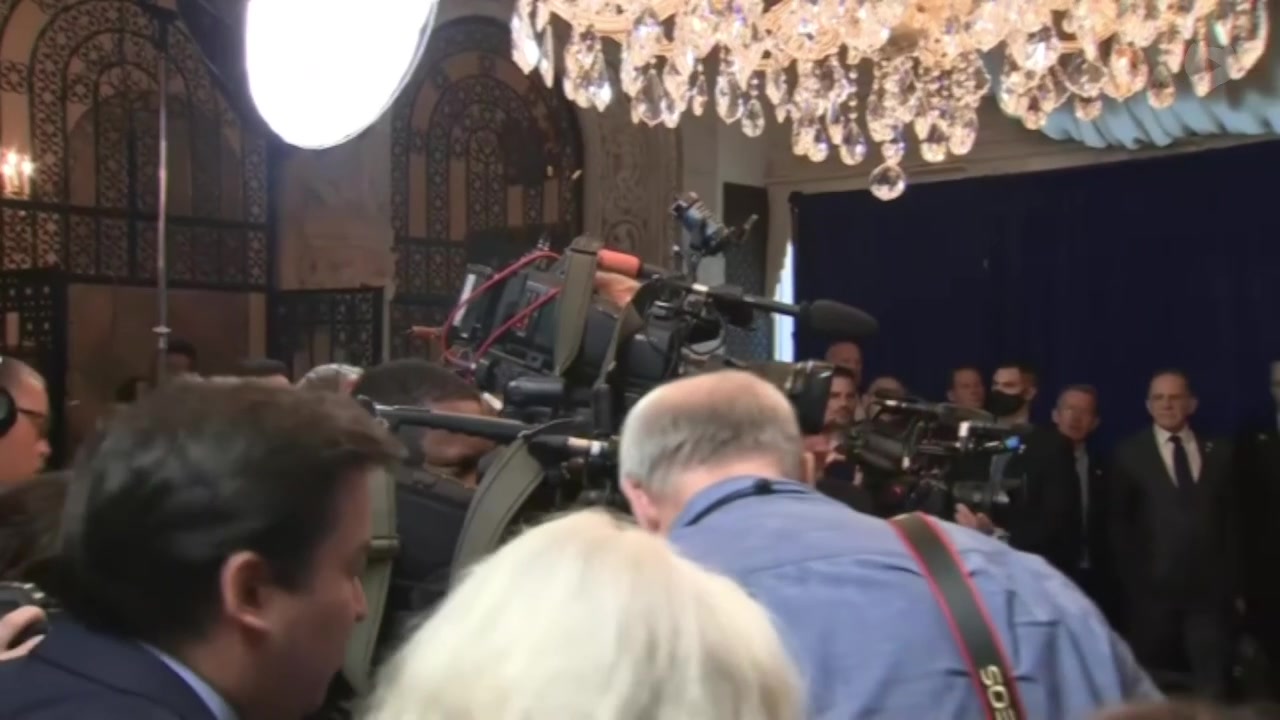 [Video] Trump comments on polls showing half of Gazans willing to leave Gaza