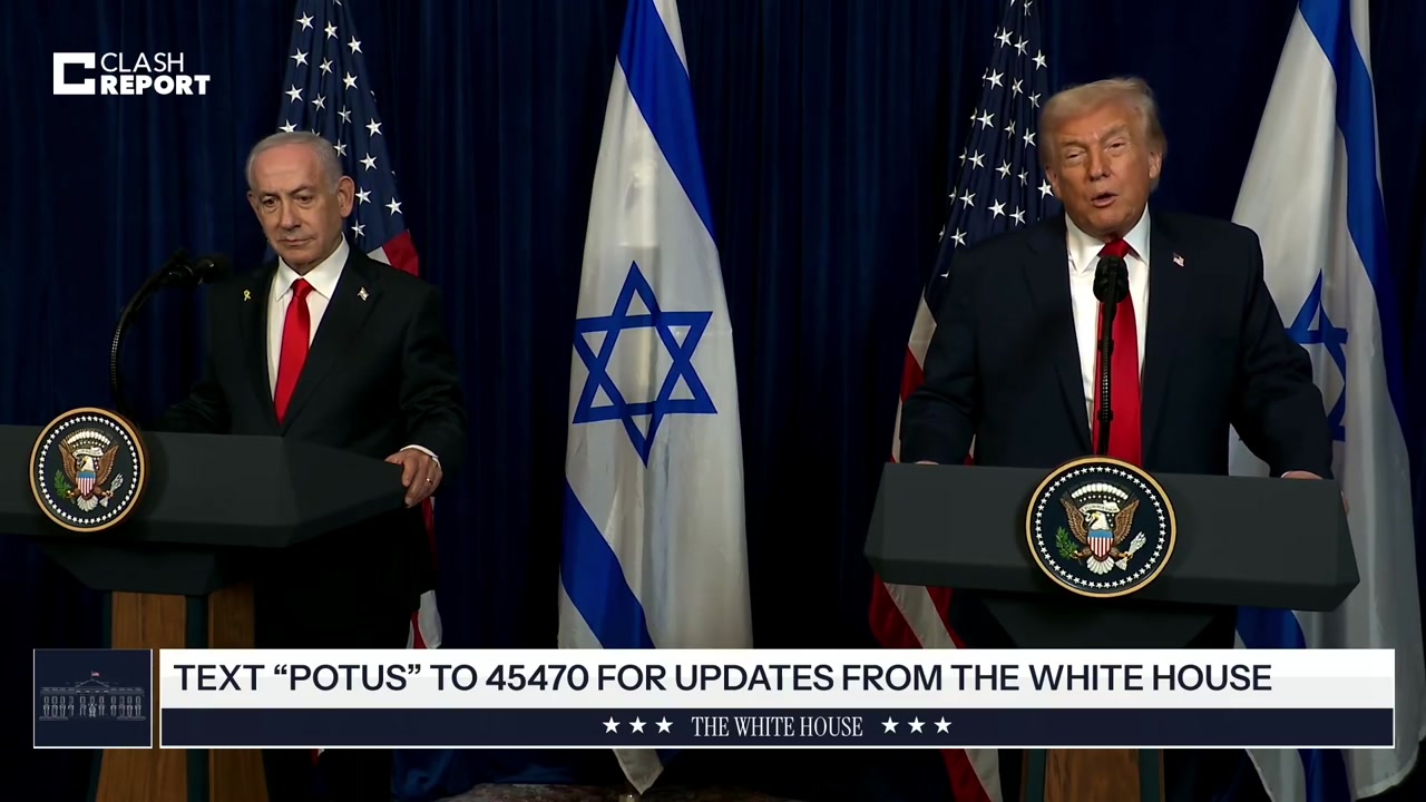 [Video] Trump: Netanyahu will do the right thing on the West Bank