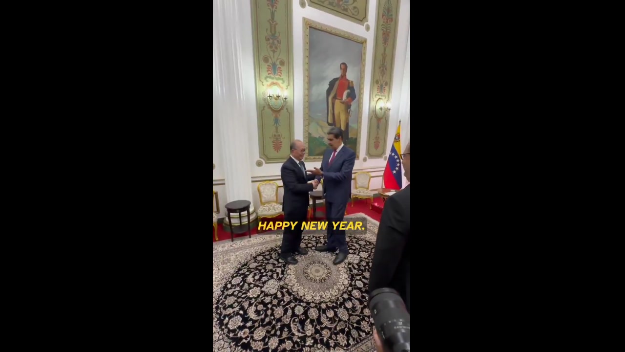 [Video] Venezuelan President Maduro meets with Xi Jinping's envoy before US attack
