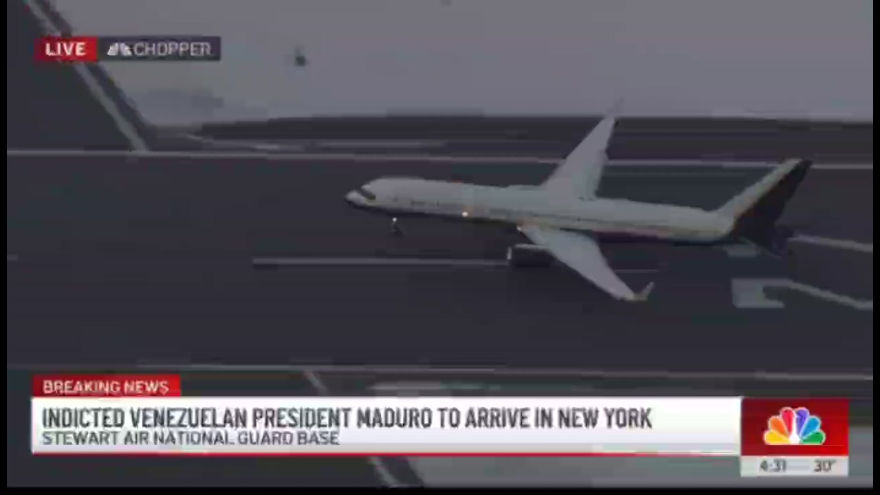 [Video] DOJ carries Venezuela’s Nicolás Maduro to New York from Guantanamo Bay