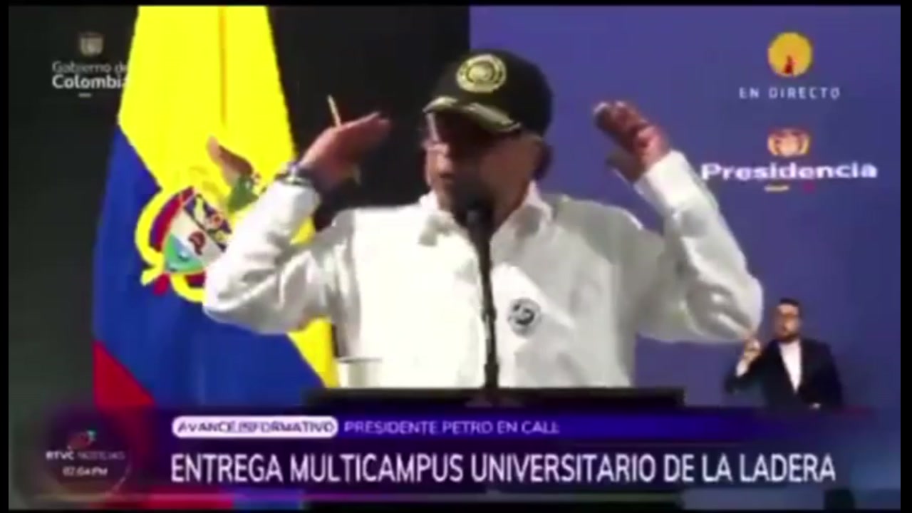 [Video] Colombian President Gustavo Petro challenges Trump on potential arrest