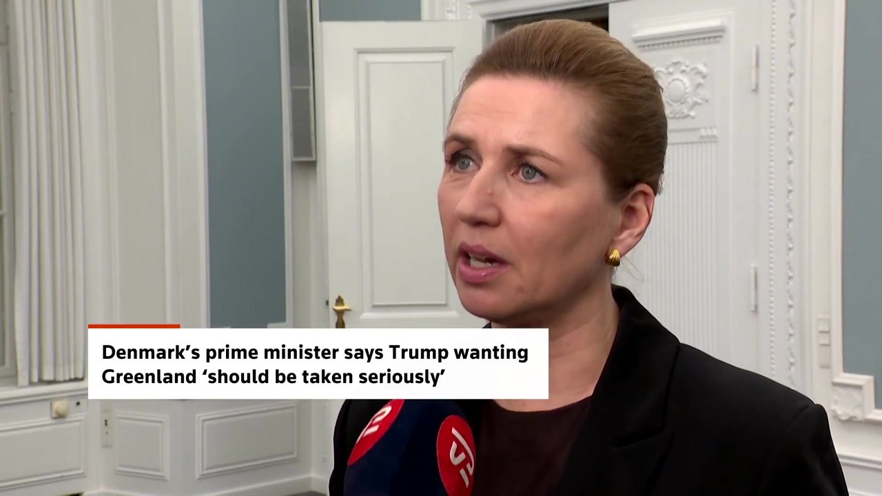 [Video] Denmark's PM Frederiksen says Trump's Greenland interest must be taken seriously