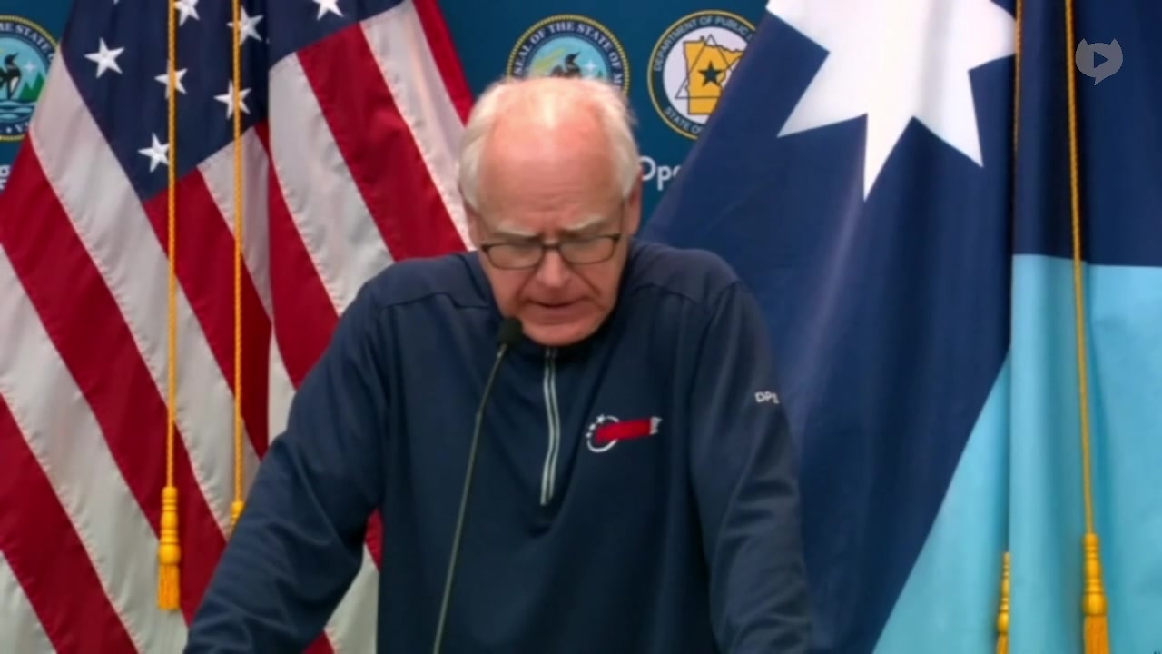 [Video] Governor Tim Walz warns to prepare Minnesota National Guard