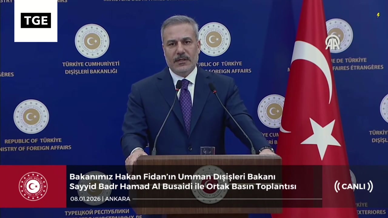 [Video] Türkiye’s Foreign Minister claims SDF serves Israel's divide-and-rule policy